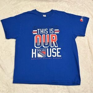New York Rangers Graphic blue T-Shirt XL Limited Edition